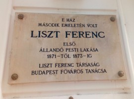 Meghívó Liszt Ferenc születésének 210. évfordulója alkalmából tartandó emléktábla koszorúzásra