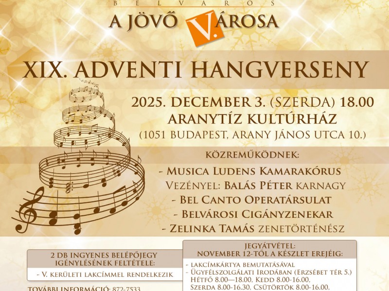 Adventi hangverseny 2025