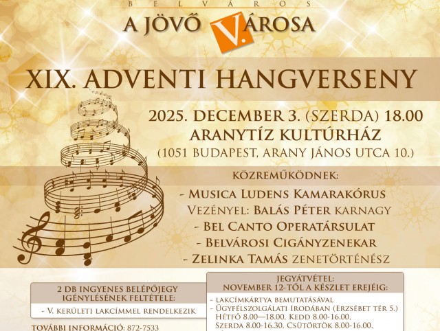 Adventi hangverseny 2025