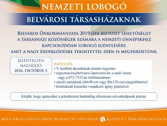Nemzeti Lobogó Belvárosi Társasházaknak