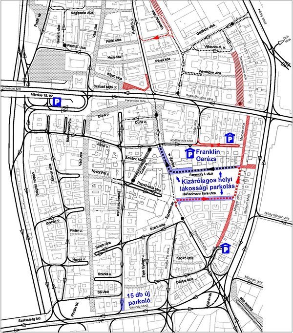 V kerület szabályozási terv V kerület szabályozási terv